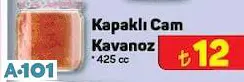 KAPAKLI CAM KAVANOZ 425 CC
